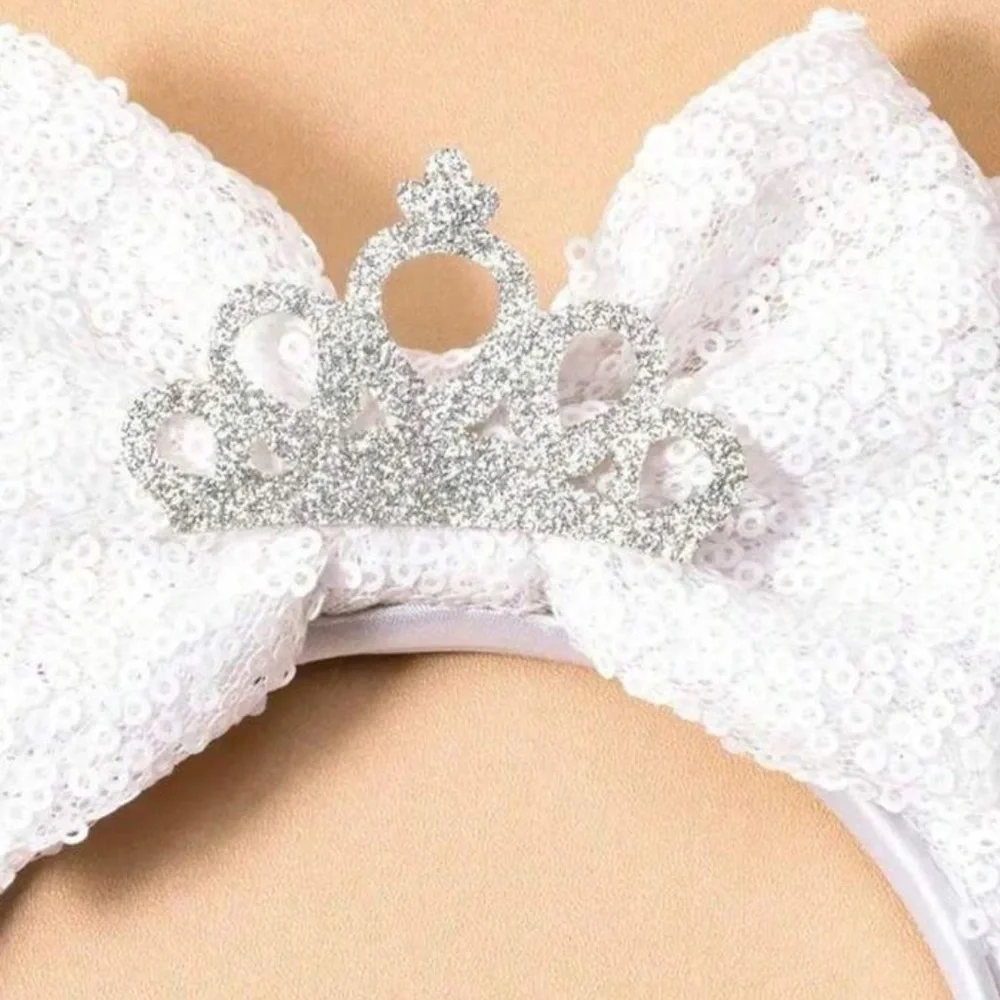 Disney Bride Minnie Mouse headband ears - Picture 4 of 6